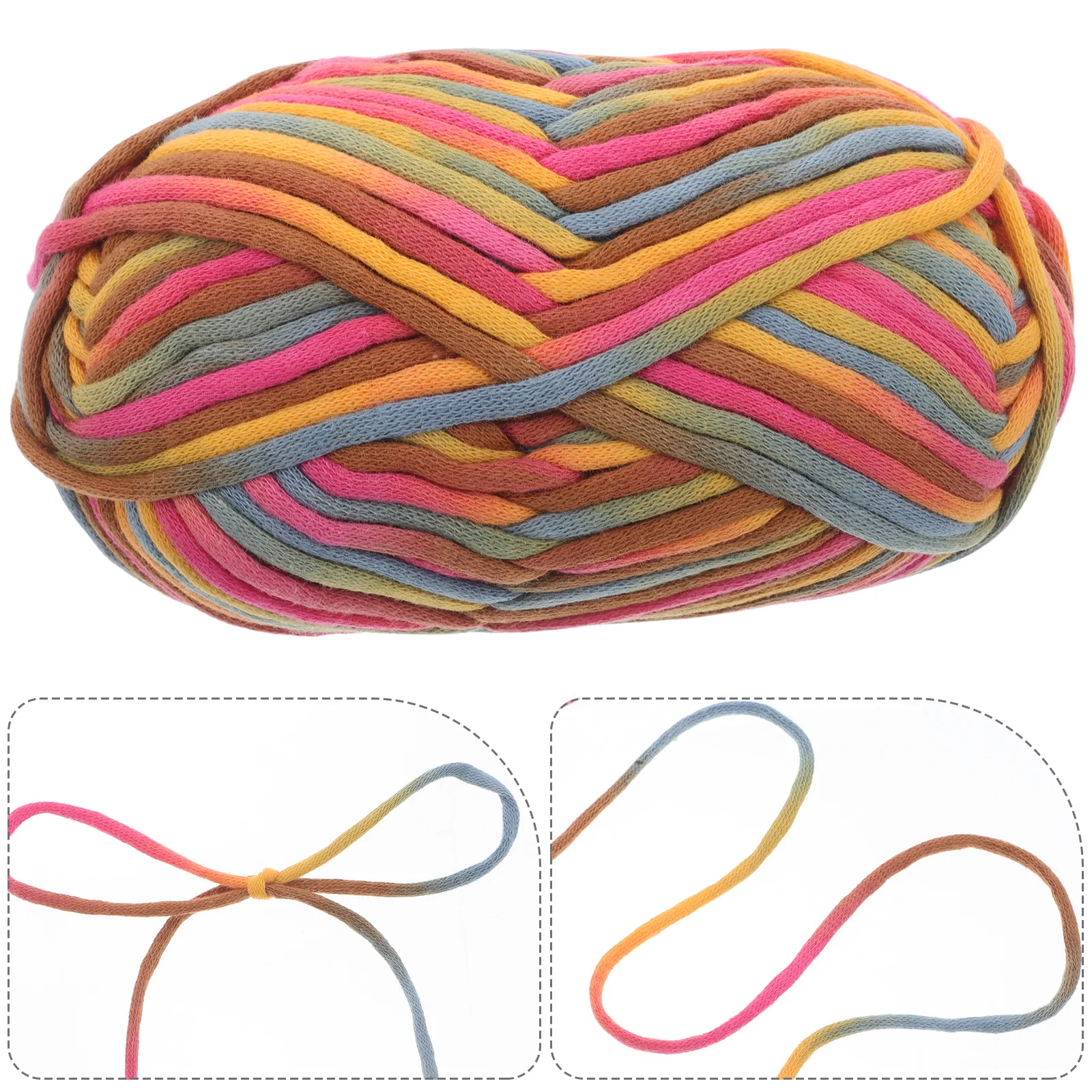 Rainbow Chunky Cotton Colorful Handmade Crochet Knitting Thread For Diy Sweaters Scarves Cushions Blankets Bags Adults Yarn
Rainbow Chunky Cotton Colorful Handmade Crochet Knitting Thread For Diy Sweaters Scarves Cushions Blankets Bags Adults Yarn
