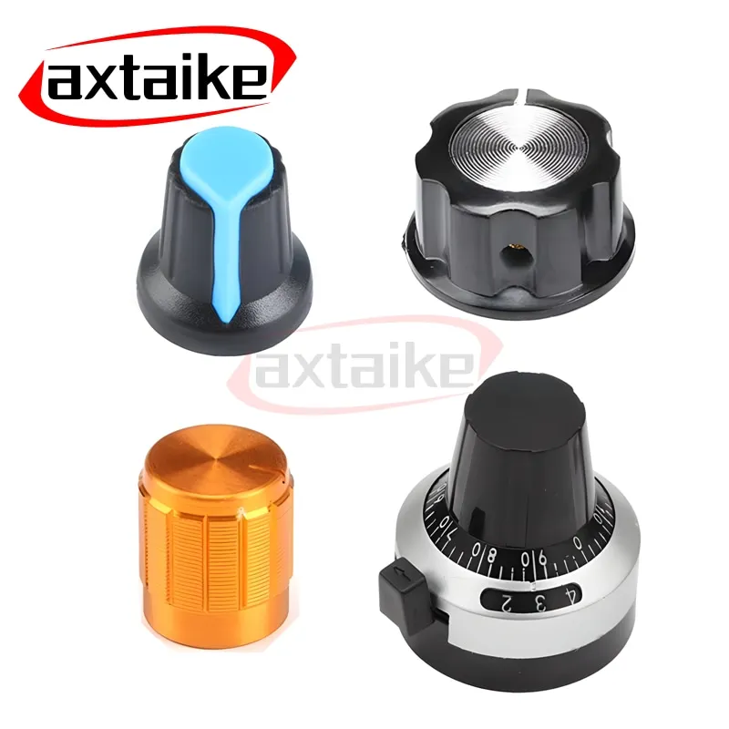Potentiometer Knob Cap Volume Control Aluminum Encoder 15*17mm Applicable to WH148 EC11 Aperture 6mm 3590S 6.35 Precision Scale
Potentiometer Knob Cap Volume Control Aluminum Encoder 15*17mm Applicable to WH148 EC11 Aperture 6mm 3590S 6.35 Precision Scale
