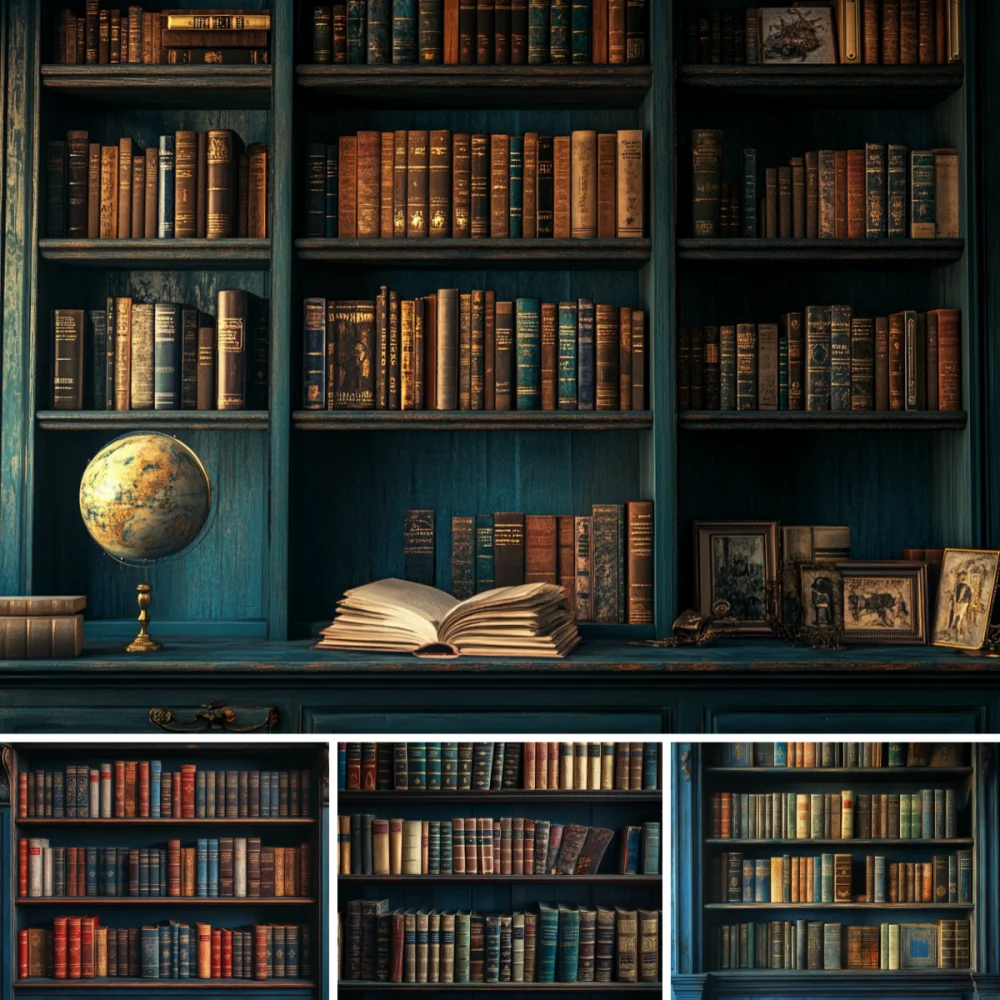 Retro Bookshelf Baroque Photography Backdrops Props Library Furniture Bookcase Portrait Meeting Office Live Streaming Background
Retro Bookshelf Baroque Photography Backdrops Props Library Furniture Bookcase Portrait Meeting Office Live Streaming Background