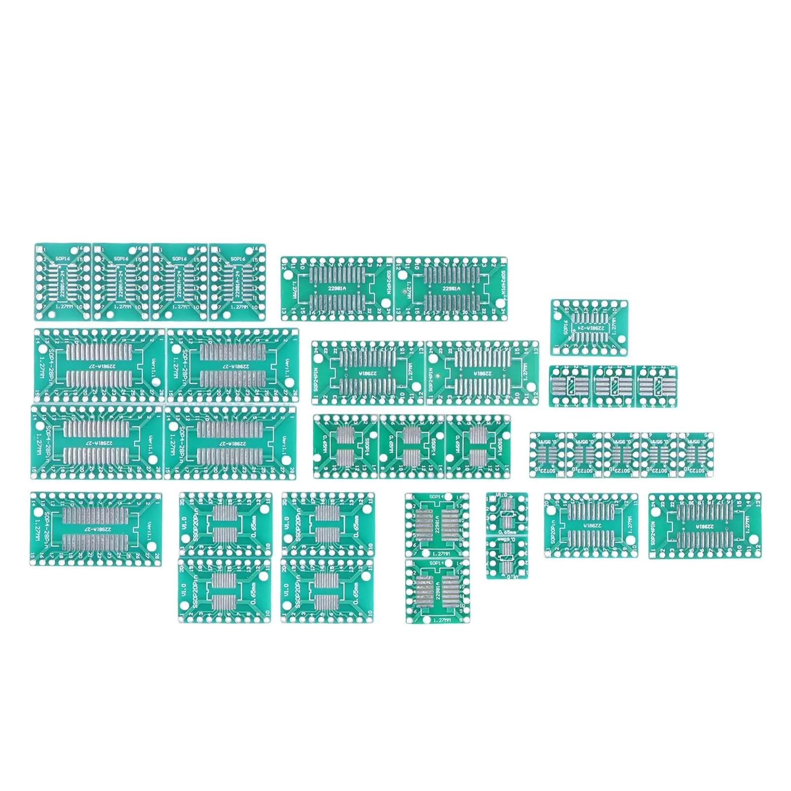 35Pcs Prototype Board PCB SMT to DIP Adapter Plate Converter Industrial Control Components
35Pcs Prototype Board PCB SMT to DIP Adapter Plate Converter Industrial Control Components