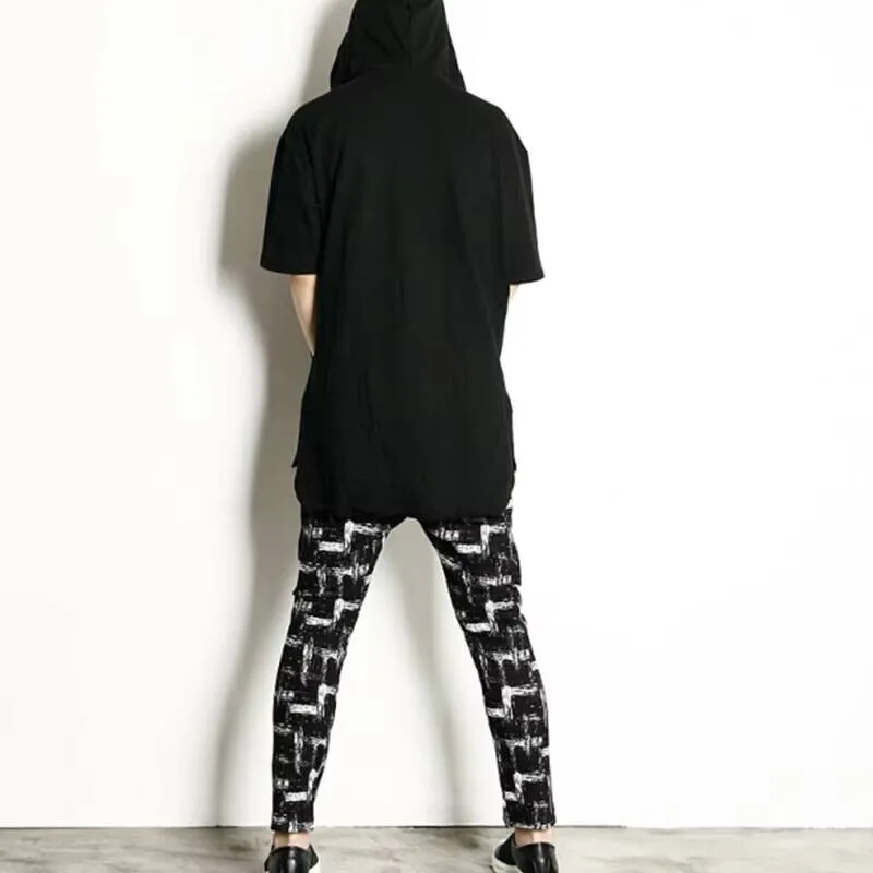 Summer Hoodie Short Men's Sleeve Zipper T-Shirts Personality Men Casual Half Sleeve Front Short Back Long Hip Hop Large Size
Summer Hoodie Short Men's Sleeve Zipper T-Shirts Personality Men Casual Half Sleeve Front Short Back Long Hip Hop Large Size