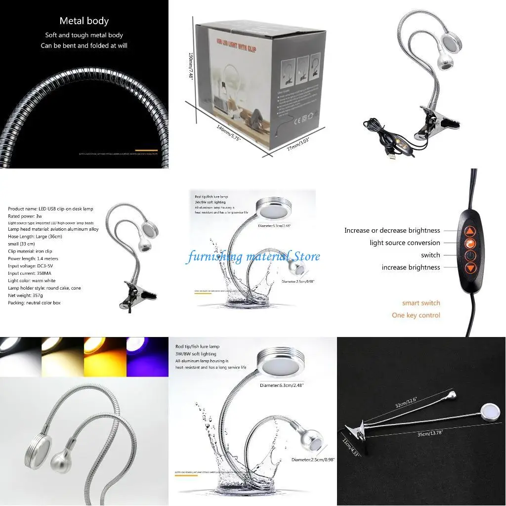 Y5GD LED Book Lighting USB Operated Flexible Portable Eye-Care Reading Lights
Y5GD LED Book Lighting USB Operated Flexible Portable Eye-Care Reading Lights