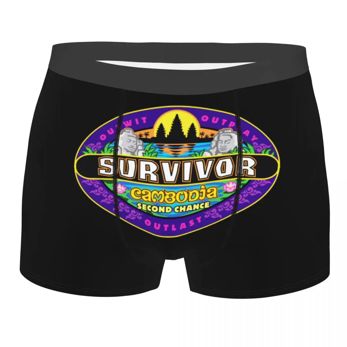 Крутые боксеры для приключений на заказ, телешоу Survivor, шорты, мужские трусы, дышащие трусы, нижнее белье
Крутые боксеры для приключений на заказ, телешоу Survivor, шорты, мужские трусы, дышащие трусы, нижнее белье
