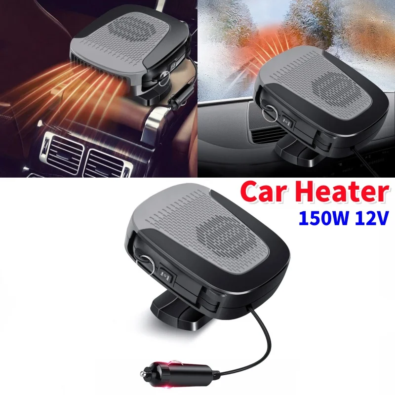 12V 150W Portable Car Heater 2 In 1 Heating/Cooling Fan Universal Window Defroster
12V 150W Portable Car Heater 2 In 1 Heating/Cooling Fan Universal Window Defroster