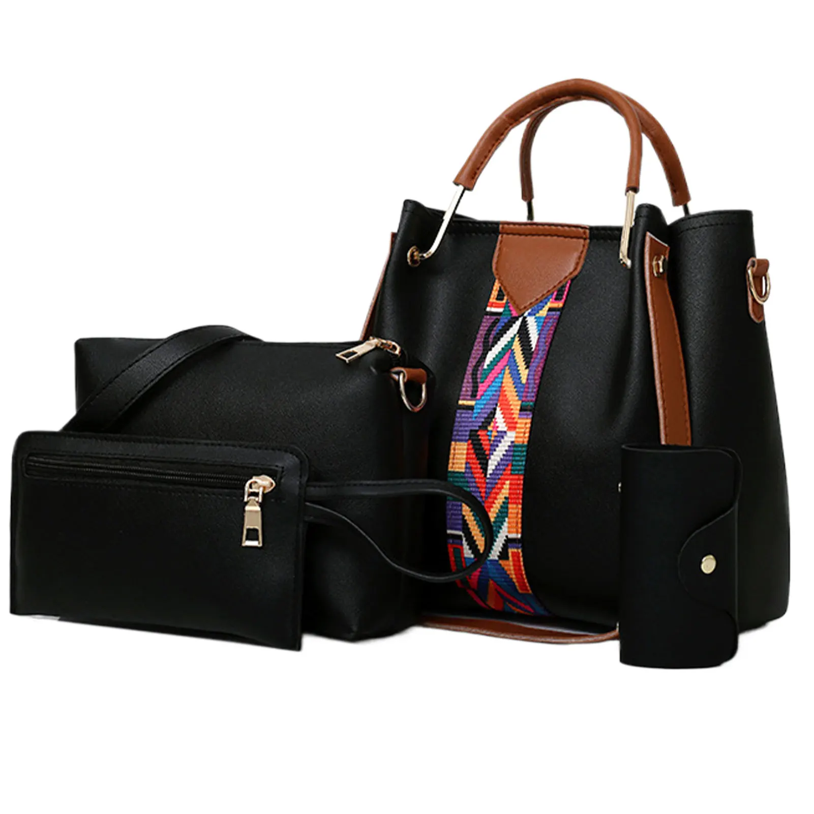 4Pcs Luxury Messenger Bags Women Leather Handbags Bags for Women Wallet Casual Tote Bag PU Leather hobo bag
4Pcs Luxury Messenger Bags Women Leather Handbags Bags for Women Wallet Casual Tote Bag PU Leather hobo bag
