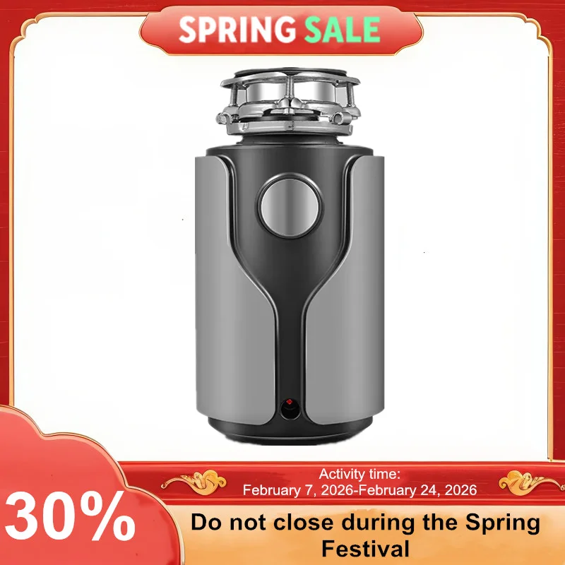 Super Quiet Kitchen Sink Garbage Disposal Food Waste Disposer with Wireless Switch 7-Stage Grinding for Household Use
Super Quiet Kitchen Sink Garbage Disposal Food Waste Disposer with Wireless Switch 7-Stage Grinding for Household Use