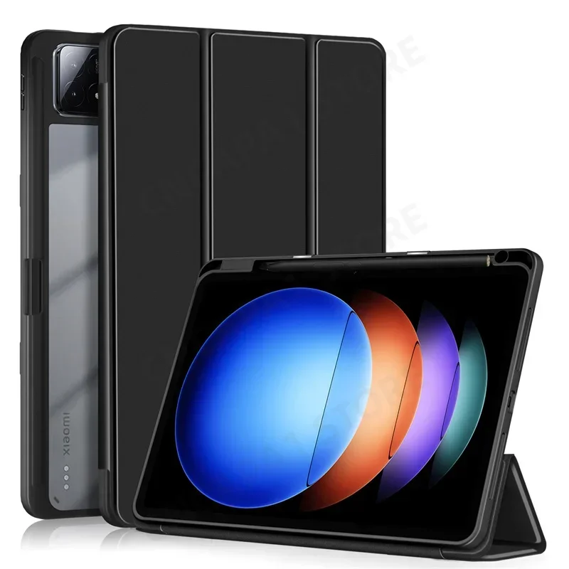 Тонкий магнитный чехол для Xiaomi Pad 6S Pro 2024, 12,4 дюйма, смарт-планшет, тройной защитный чехол с прозрачной акриловой задней панелью
Тонкий магнитный чехол для Xiaomi Pad 6S Pro 2024, 12,4 дюйма, смарт-планшет, тройной защитный чехол с прозрачной акриловой задней панелью