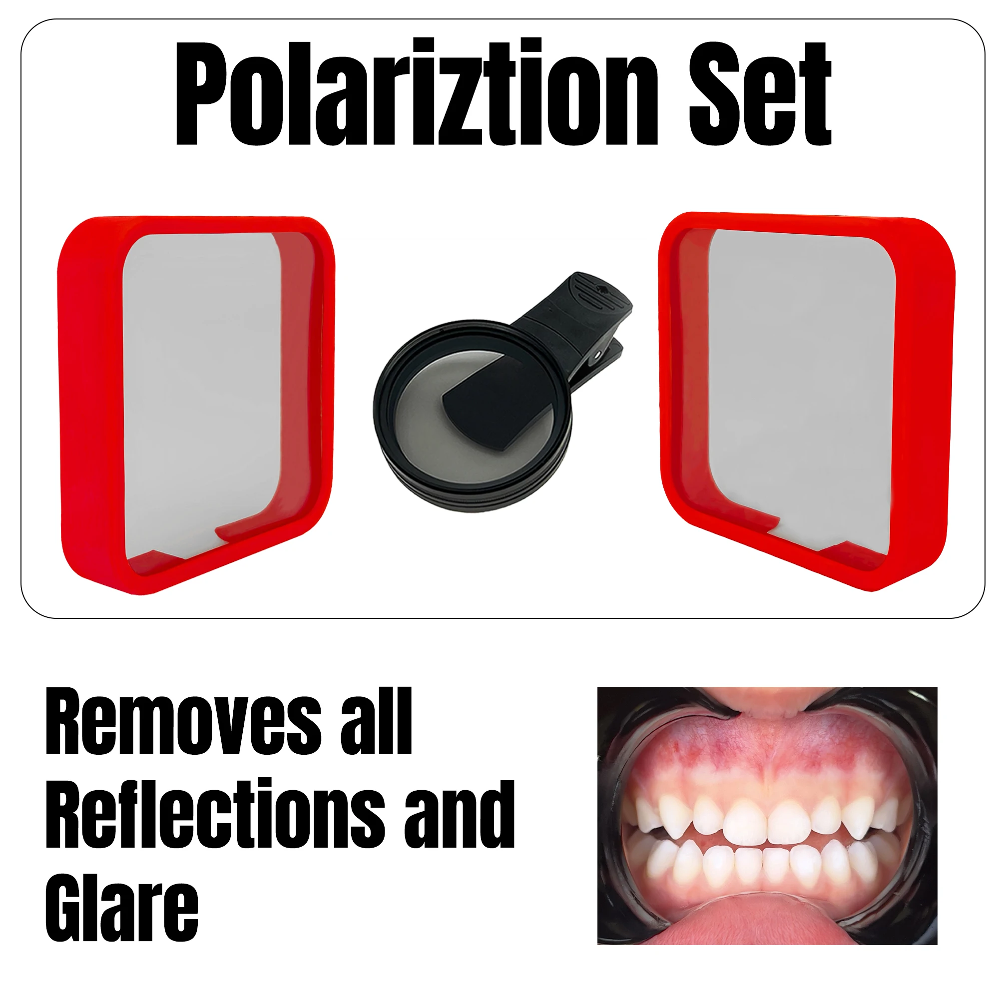 Hera| Cross Polarizing Filters Set For Dental Photography | No Reflections Pictures Smartphone CPL Lens
Hera| Cross Polarizing Filters Set For Dental Photography | No Reflections Pictures Smartphone CPL Lens