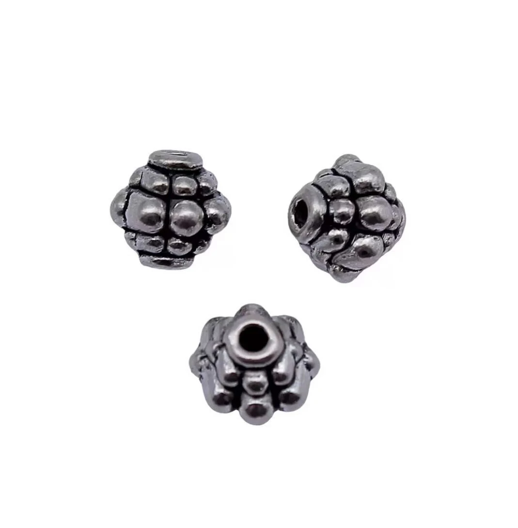 30pcs 7.6*7.6mm, hole 1.7mm Zinc alloy metal vintage spacer beads for jewelry handmade HW3271
30pcs 7.6*7.6mm, hole 1.7mm Zinc alloy metal vintage spacer beads for jewelry handmade HW3271