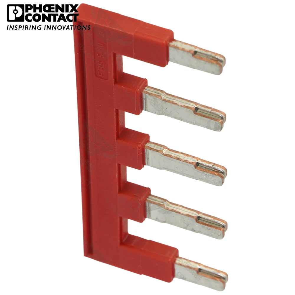 10mm Phoenix Contact Connector DIN Rail Terminal Block 5 Pin FBSK 5-10 1928424 Accessories Plug-in Bridge Short Circuit
10mm Phoenix Contact Connector DIN Rail Terminal Block 5 Pin FBSK 5-10 1928424 Accessories Plug-in Bridge Short Circuit