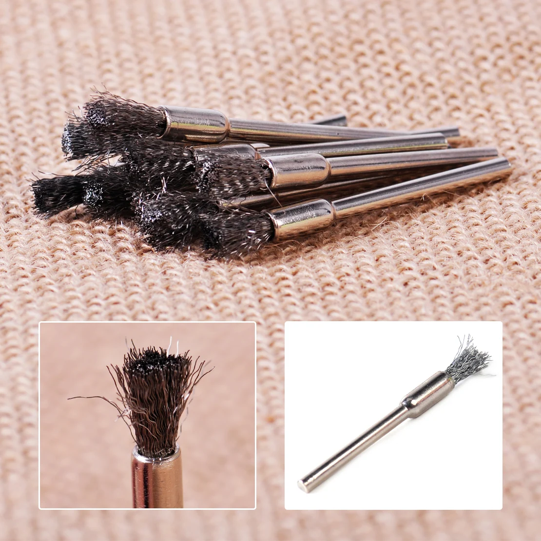 LETAOSK New 10pcs 3mm Steel Pencil Wire Shank Brushes Rotary Tool for Polish Cleaning
LETAOSK New 10pcs 3mm Steel Pencil Wire Shank Brushes Rotary Tool for Polish Cleaning