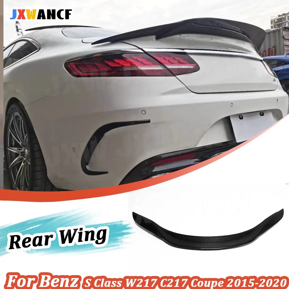 JXWANCF Real Carbon Rear Trunk Duck Spoiler Wing for Benz S Class W217 C217 S63 S65 AMG Coupe 2015-2020 Car Accessories
JXWANCF Real Carbon Rear Trunk Duck Spoiler Wing for Benz S Class W217 C217 S63 S65 AMG Coupe 2015-2020 Car Accessories