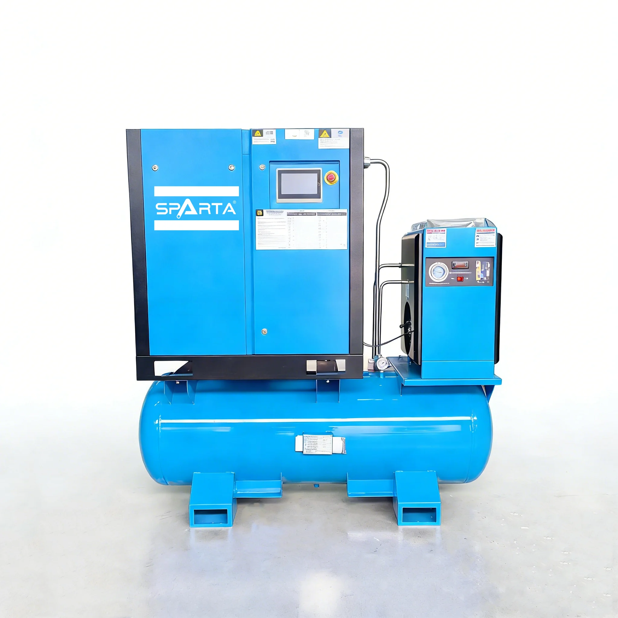 All in One Electric 16bar 220v 380v Oil Free 500L Screw Air Compressor for Laser Cutting With Inverter
All in One Electric 16bar 220v 380v Oil Free 500L Screw Air Compressor for Laser Cutting With Inverter
