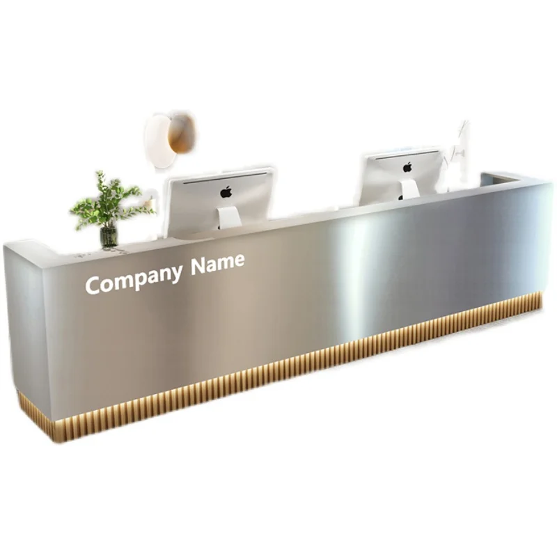 Stainless Steel bar Cashier Counter Beauty Salon Front Desk Clothing Store Counter Company Consultation Reception Desk
Stainless Steel bar Cashier Counter Beauty Salon Front Desk Clothing Store Counter Company Consultation Reception Desk