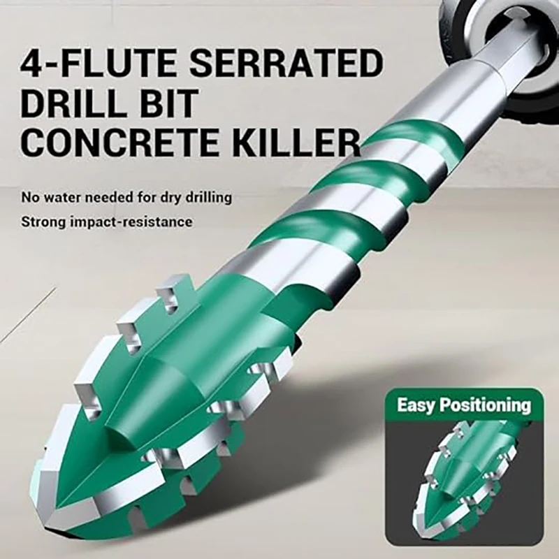 6-12mm Four-Blade Serrated Eccentric Drill Bits For Glass Tile Concrete Metal etc Drilling Tool Set Carbide Drilling Tools
6-12mm Four-Blade Serrated Eccentric Drill Bits For Glass Tile Concrete Metal etc Drilling Tool Set Carbide Drilling Tools