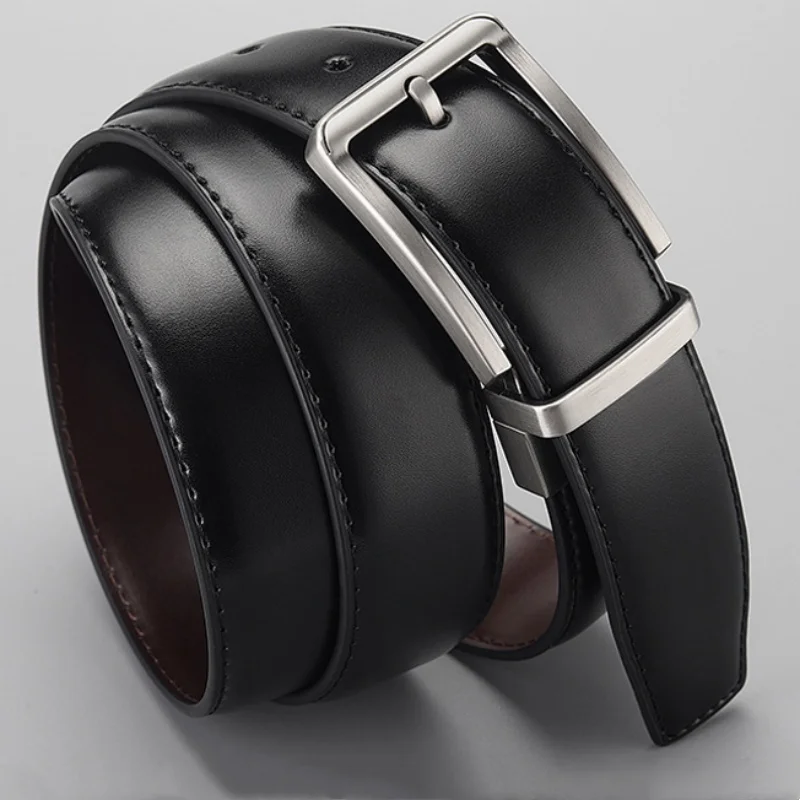 Genuine Leather Belt Double sided belt Men Belt Laser engraving Luxury Strap Male New Fashion Retro pin buckle High Quality
Genuine Leather Belt Double sided belt Men Belt Laser engraving Luxury Strap Male New Fashion Retro pin buckle High Quality