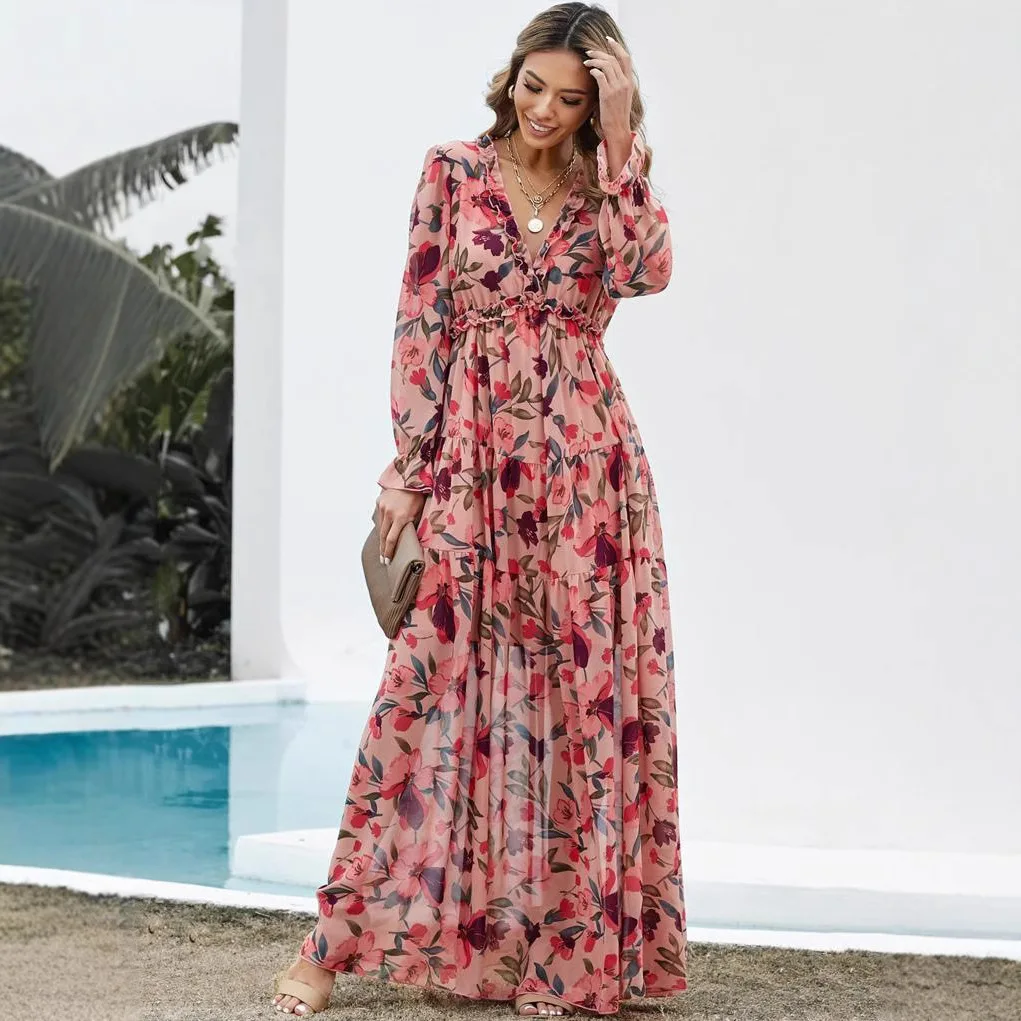 2025 New Long-sleeved Women's Fashion Printed Princess Sleeve Fairy Dress Long Temperament Evening Dress
2025 New Long-sleeved Women's Fashion Printed Princess Sleeve Fairy Dress Long Temperament Evening Dress