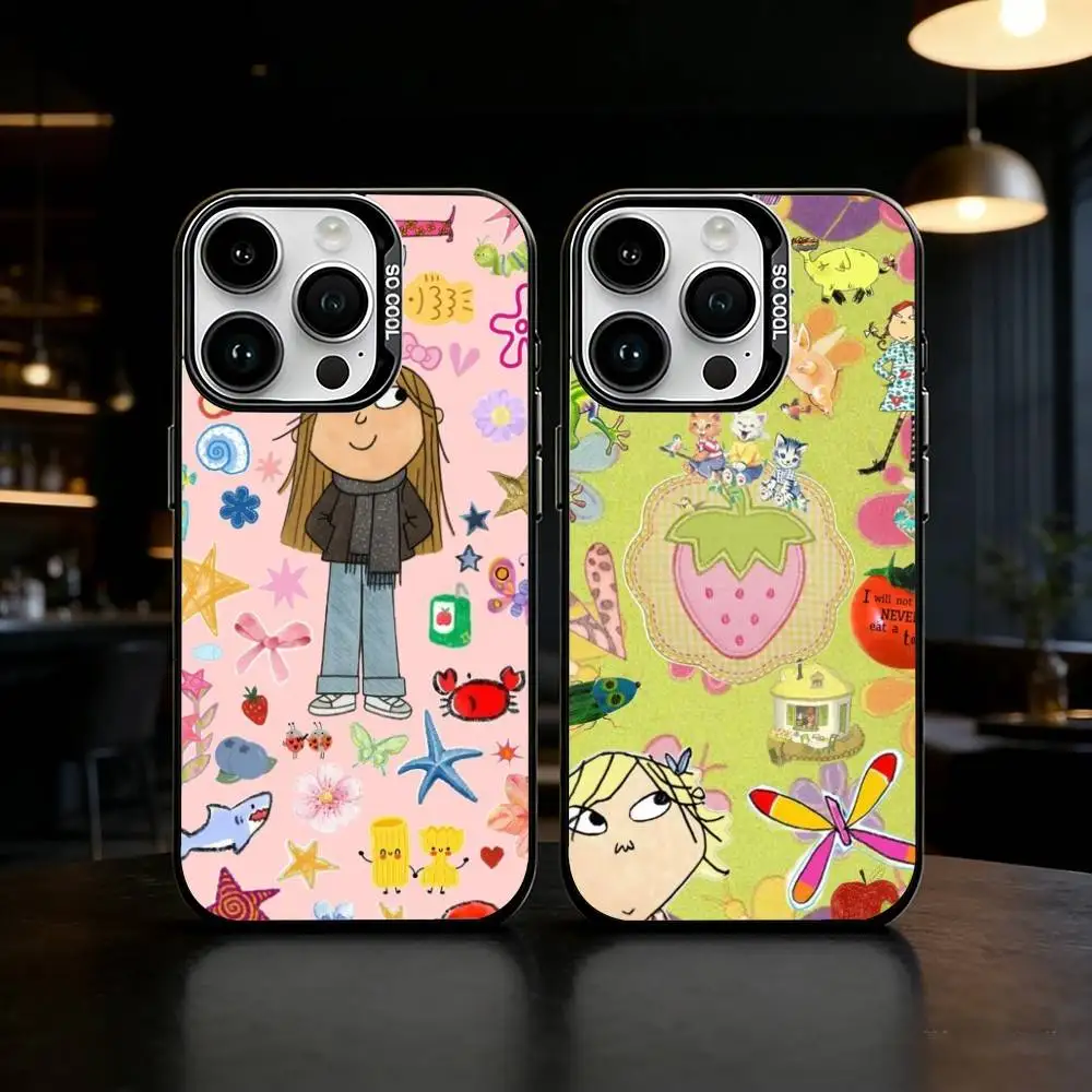 C-Charlie And L-Lola Anime Phone Case Color Silver Shell For IPhone 17 16 15 14 13 12 11 Pro Max Plus
C-Charlie And L-Lola Anime Phone Case Color Silver Shell For IPhone 17 16 15 14 13 12 11 Pro Max Plus