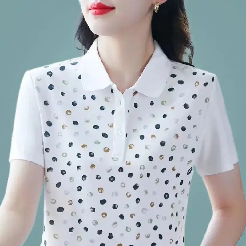 Summer New Short-sleeved T-shirt for Women Fashionable and Loose Style Youthful and Elegant Suitable for Middle-aged Mothers
Summer New Short-sleeved T-shirt for Women Fashionable and Loose Style Youthful and Elegant Suitable for Middle-aged Mothers