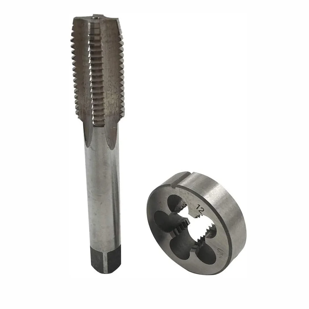 3/4"-12 UN HSS Tap And Die Set UNF Machine Thread Tap And UNF Round Thread Die Right Hand
3/4"-12 UN HSS Tap And Die Set UNF Machine Thread Tap And UNF Round Thread Die Right Hand