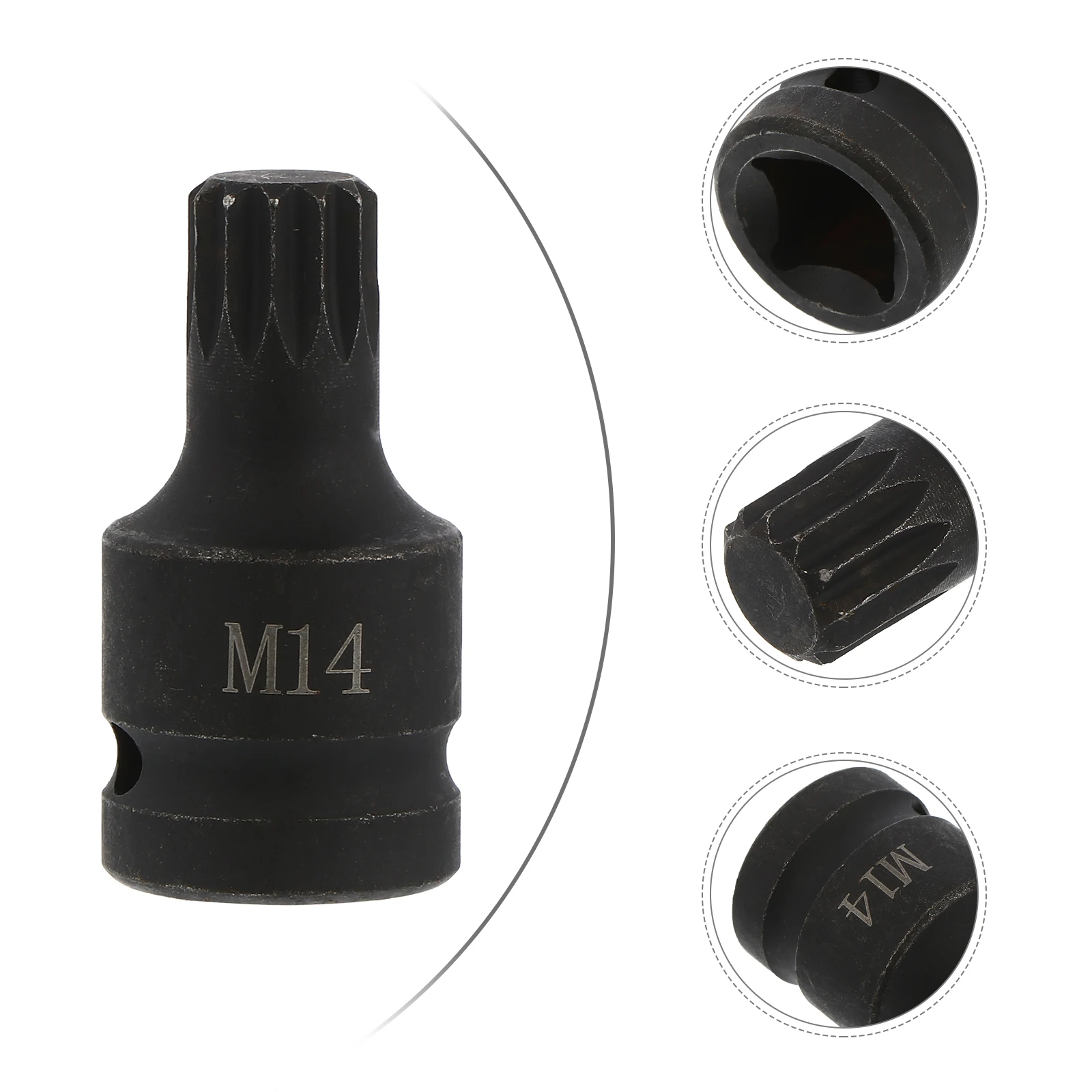Brake Caliper Socket Sleeve Steel Impact Tool Triple Square Spline Bit Strong Durable Easy Access Nut Driver Compatible for Q7
Brake Caliper Socket Sleeve Steel Impact Tool Triple Square Spline Bit Strong Durable Easy Access Nut Driver Compatible for Q7