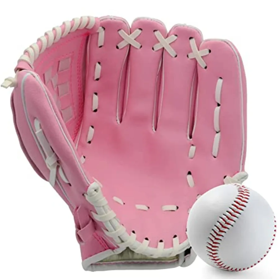 Baseball Glove, Baseball Softball Mitt with Ball for Youth Adults Training and Beginner, Right Hand Throw, Left Hand Glove
Baseball Glove, Baseball Softball Mitt with Ball for Youth Adults Training and Beginner, Right Hand Throw, Left Hand Glove