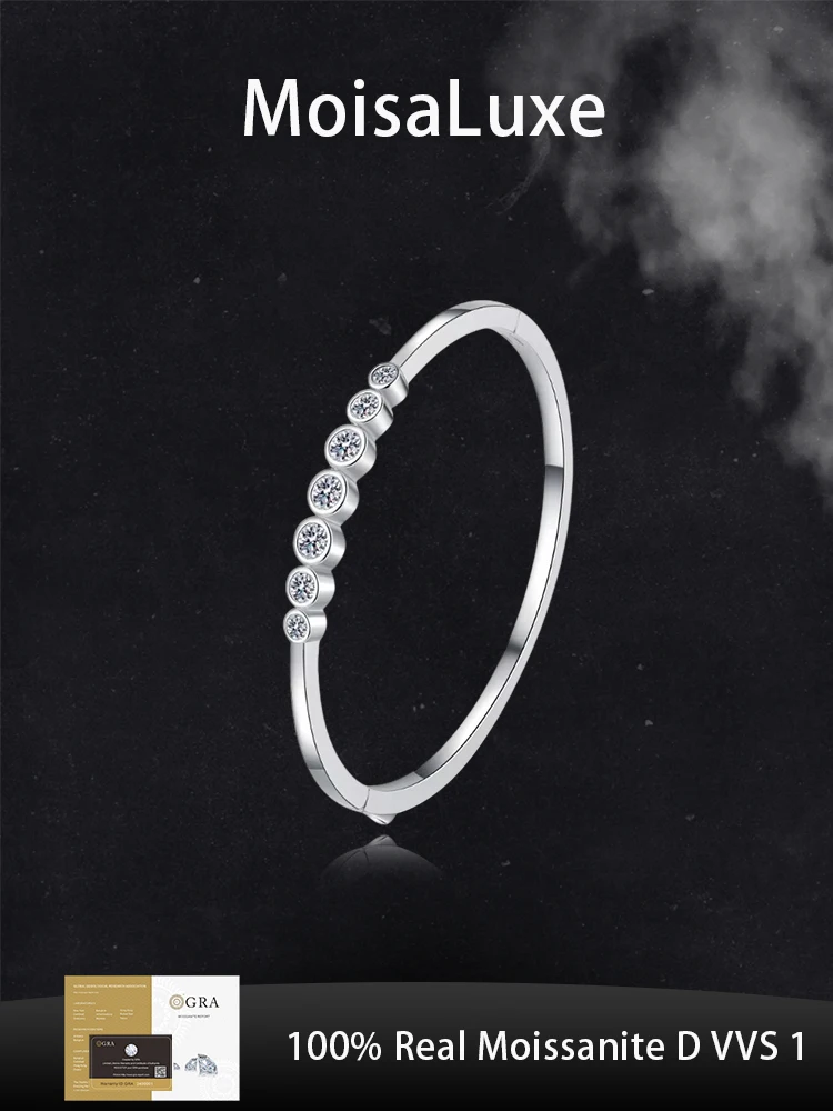 Официальный магазин MoisaLuxe GRA Moissanite Plata, браслеты из стерлингового серебра 925 пробы, модные и простые ювелирные изделия с пузырьками для женщин
Официальный магазин MoisaLuxe GRA Moissanite Plata, браслеты из стерлингового серебра 925 пробы, модные и простые ювелирные изделия с пузырьками для женщин
