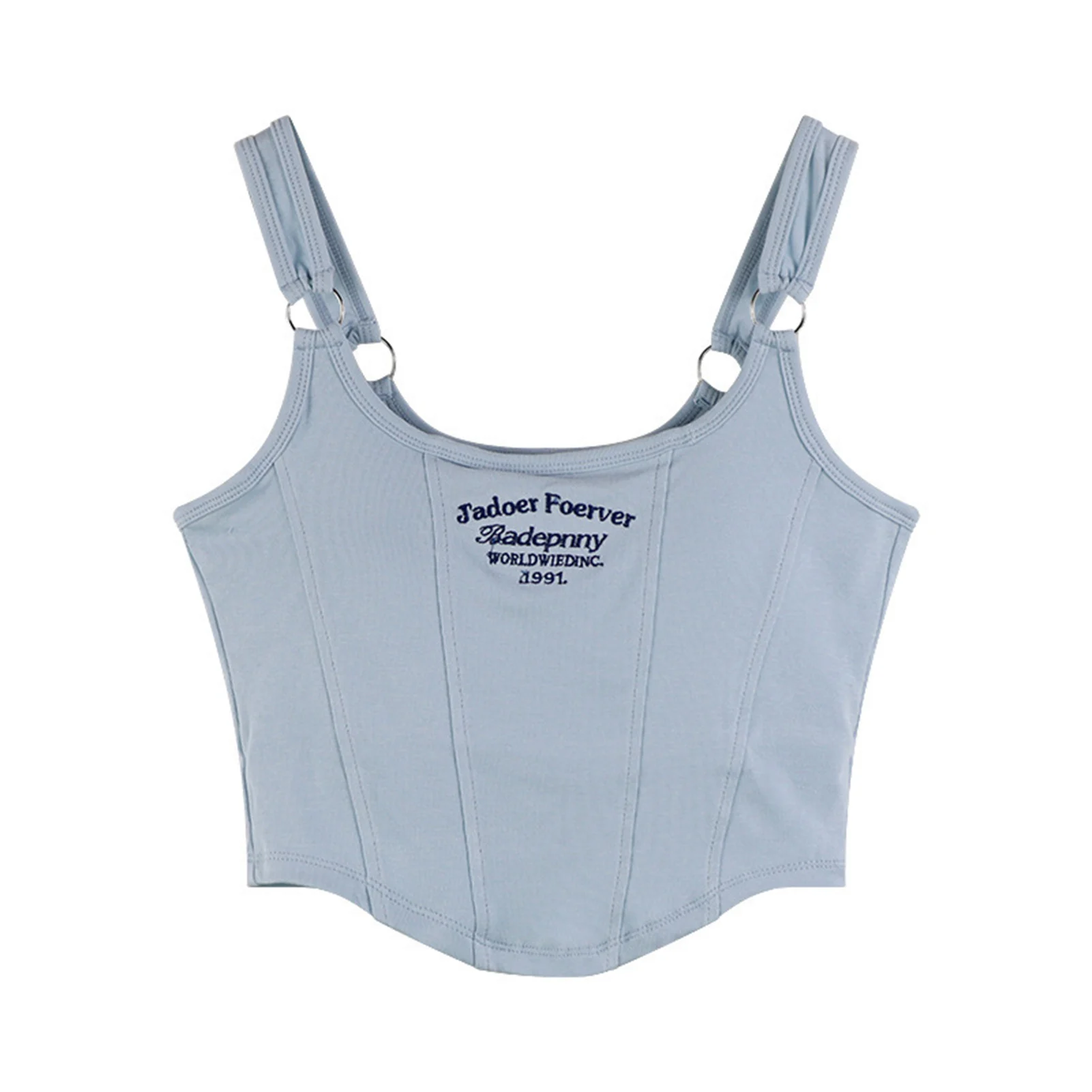 Women's Slim Fit Short Tops Solid Color Inner Wear Sling Top Sleeveless Vest for Casual Shopping Outfit
Women's Slim Fit Short Tops Solid Color Inner Wear Sling Top Sleeveless Vest for Casual Shopping Outfit