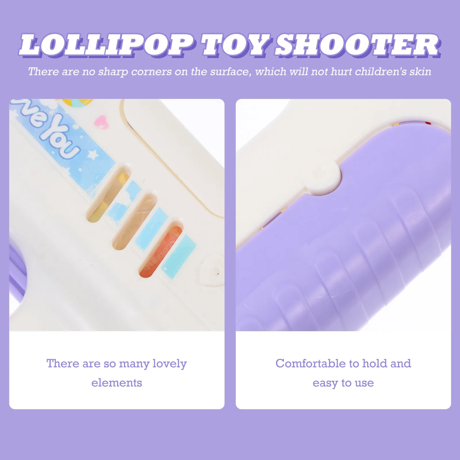 Girl Candy Plaything Toy Lollipop Shooter Toys Outdoor Creative Beautiful for Kids
Girl Candy Plaything Toy Lollipop Shooter Toys Outdoor Creative Beautiful for Kids