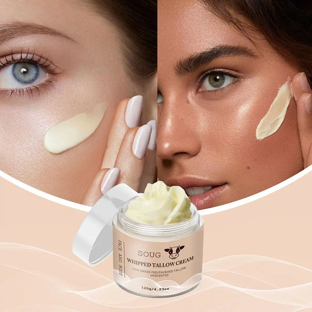 Goat Fat Tallow Cream Moisturizing Soothing Repairing Dullness Rejuvenation Facial Skin Care Products 120g
Goat Fat Tallow Cream Moisturizing Soothing Repairing Dullness Rejuvenation Facial Skin Care Products 120g