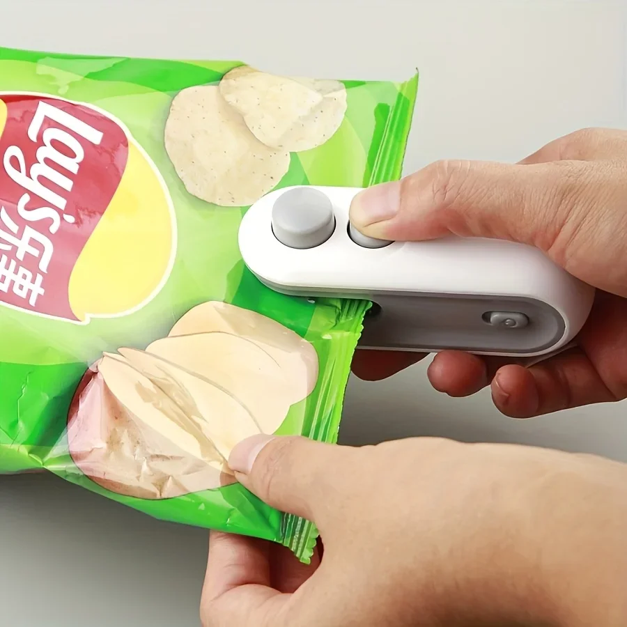 USB Snack Bag Sealer 2PCS, Hand Press Magnetic Chip Bag Sealer, Portable Rechargeable Sealing Tool for Home Travel
USB Snack Bag Sealer 2PCS, Hand Press Magnetic Chip Bag Sealer, Portable Rechargeable Sealing Tool for Home Travel