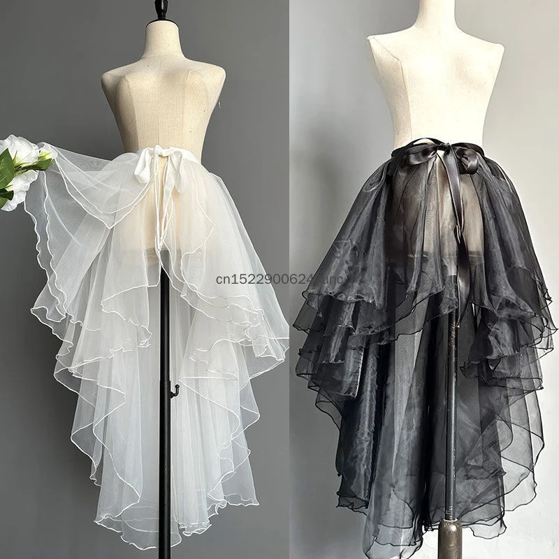 1pcs Black Dance Skirts Ballet Gauze Swing Wrap Apron Women See-through Irregular Bow Tie Knee-length Tailed Mid-length Skirts
1pcs Black Dance Skirts Ballet Gauze Swing Wrap Apron Women See-through Irregular Bow Tie Knee-length Tailed Mid-length Skirts