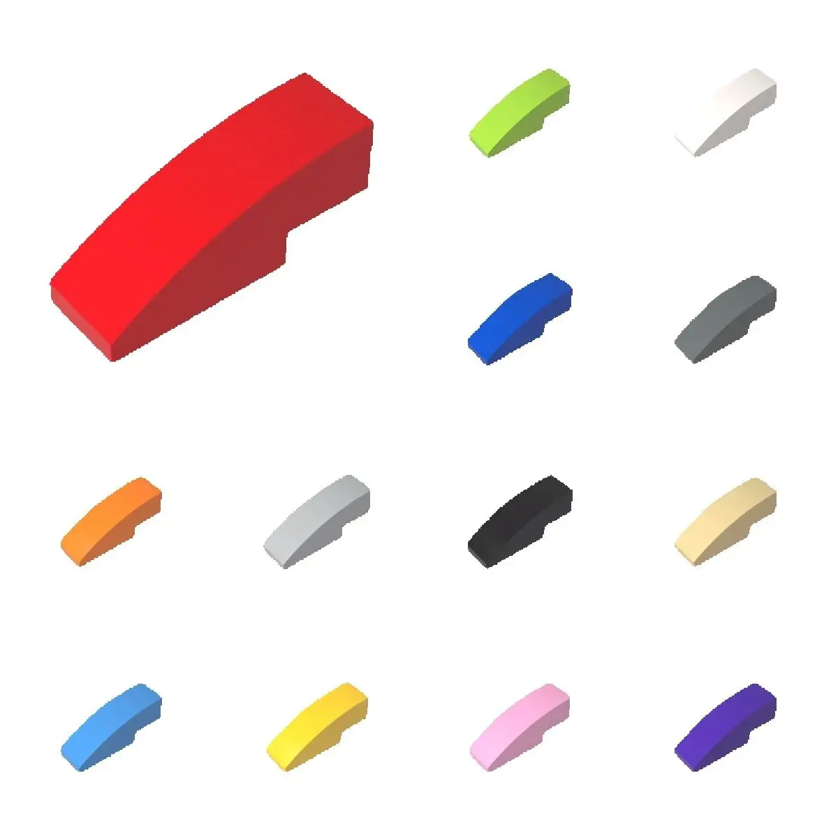 50PCS 50950 Slope Curved 3x1 Toys For Technical Buildings Blocks Compatible Educational Creative Size DIY MOC
50PCS 50950 Slope Curved 3x1 Toys For Technical Buildings Blocks Compatible Educational Creative Size DIY MOC