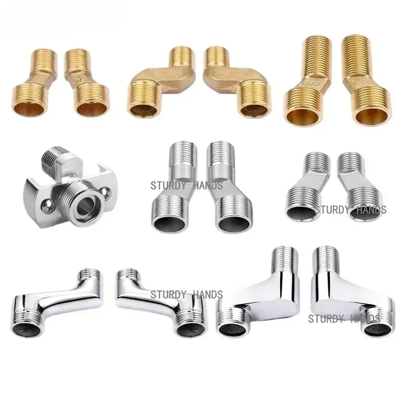 2 шт., твердый латунный настенный сменный угловой клапан, смеситель для душа, изогнутая ножка, регулируемый адаптер, аксессуары для кухни и ванной комнаты
2 шт., твердый латунный настенный сменный угловой клапан, смеситель для душа, изогнутая ножка, регулируемый адаптер, аксессуары для кухни и ванной комнаты