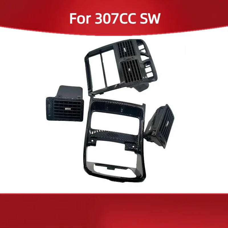 For 307CC SW carbon fiber pattern center console air outlet air conditioning control panel
For 307CC SW carbon fiber pattern center console air outlet air conditioning control panel