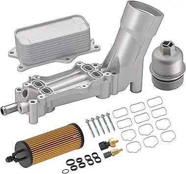 926-959 Upgraded Aluminum Engine Oil Cooler Fit for Chrysler 200/300/Town&Country, Oil Filter Housing for Dodge Challenger, Wran
926-959 Upgraded Aluminum Engine Oil Cooler Fit for Chrysler 200/300/Town&Country, Oil Filter Housing for Dodge Challenger, Wran