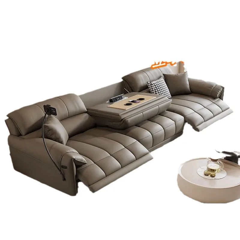 Space capsule light luxury leather concubine electric sofa, first layer cowhide Italian minimalist
Space capsule light luxury leather concubine electric sofa, first layer cowhide Italian minimalist