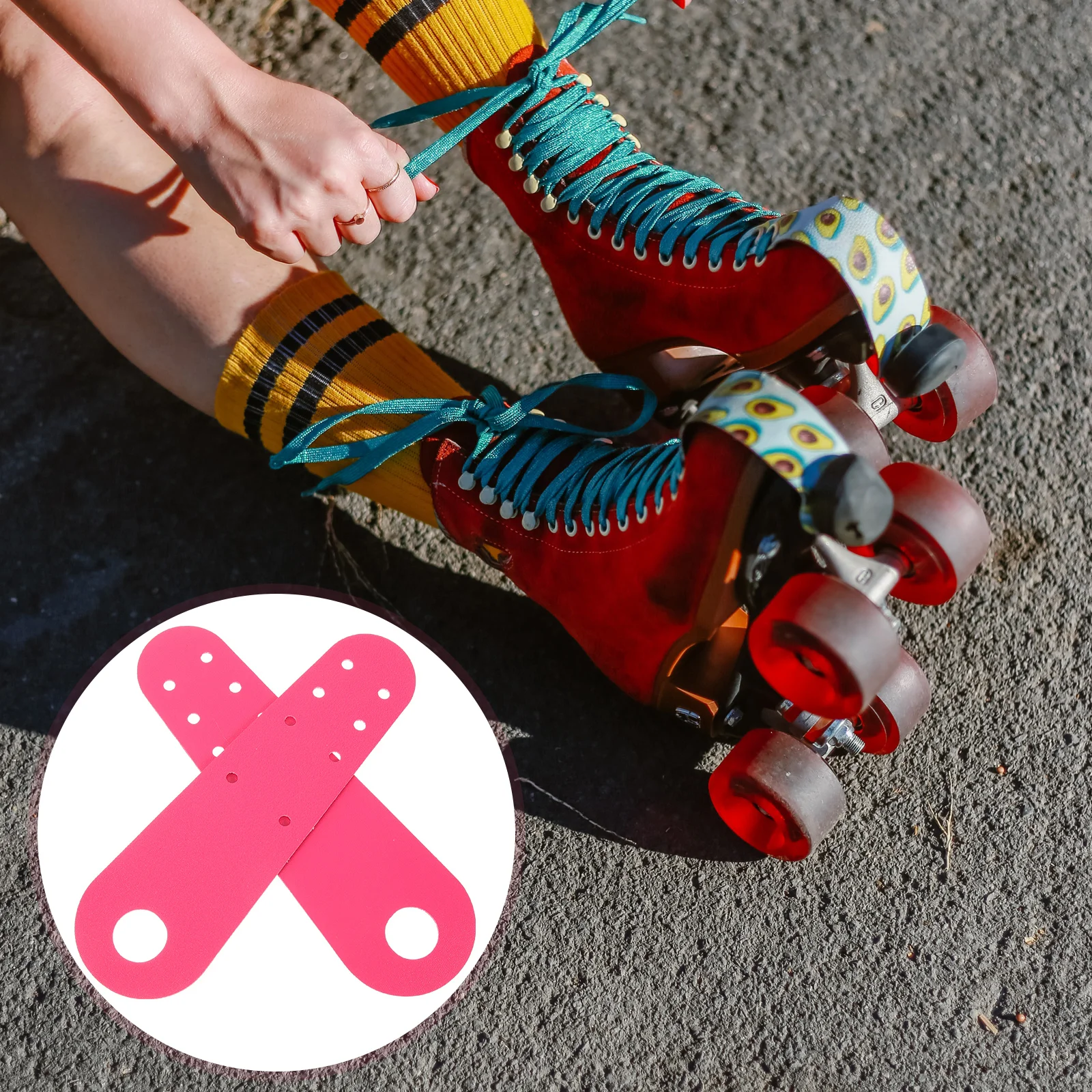 1 пара роликовых коньков, защита пальцев, защитные колпачки, прочные сменные чехлы для всех аксессуаров для коньков, хоккейное спортивное использование 
1 пара роликовых коньков, защита пальцев, защитные колпачки, прочные сменные чехлы для всех аксессуаров для коньков, хоккейное спортивное использование