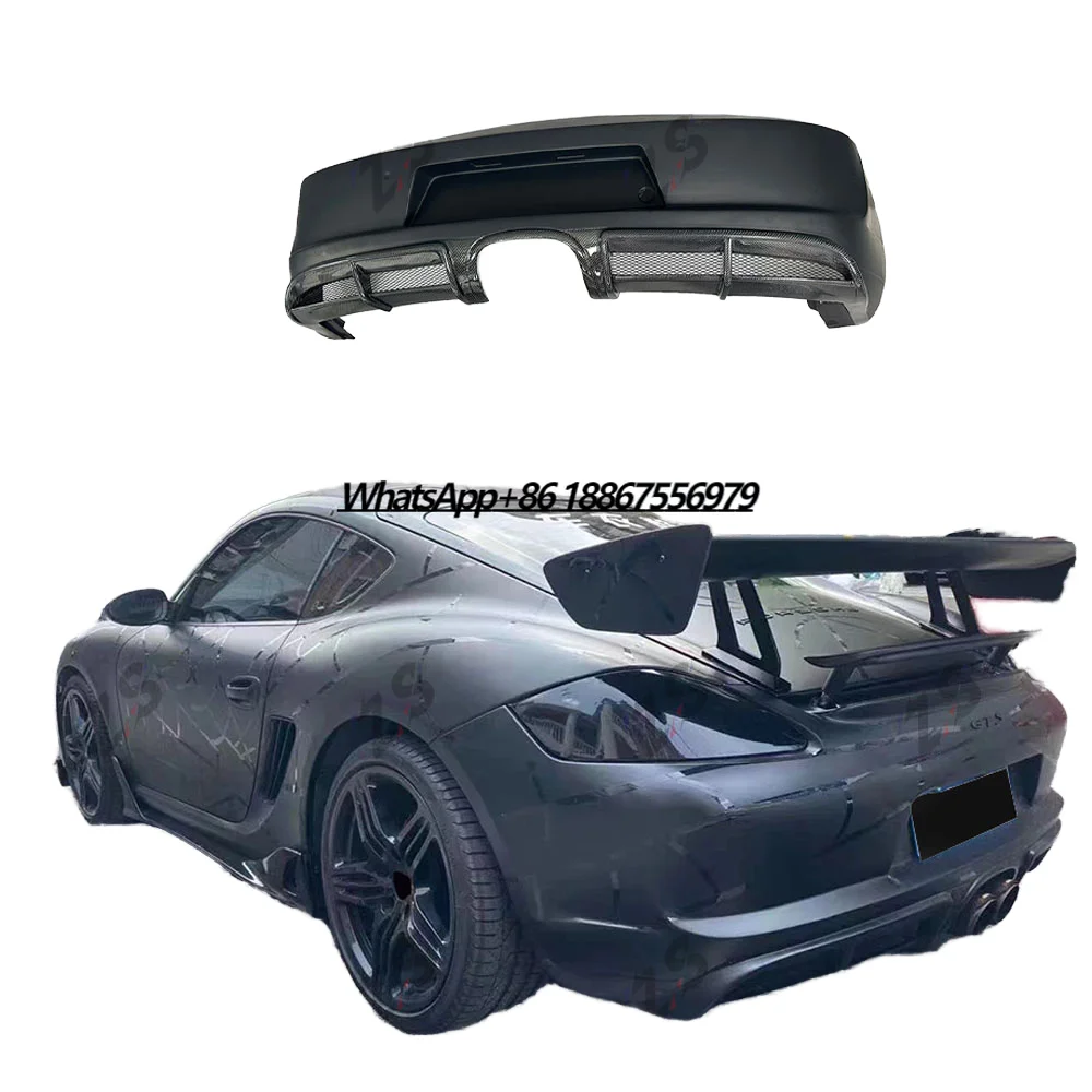 ZS for Porsche 987.1 987.2 Boxster Cayman Factory Wholesale Half Carbon Fiber Rear Bumper Rear Bumper Body Kits
ZS for Porsche 987.1 987.2 Boxster Cayman Factory Wholesale Half Carbon Fiber Rear Bumper Rear Bumper Body Kits