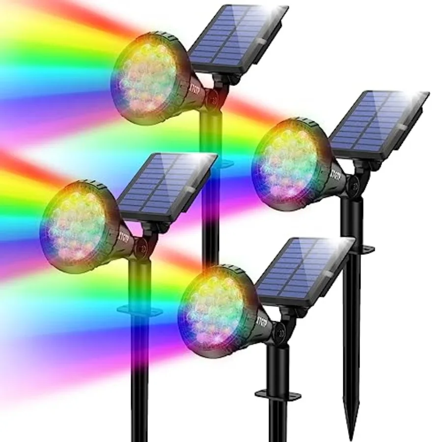 Solar Spotlights Outdoor Color Changing 180°Adjustable Flag Pole Lights IP67 Garden Lights Solar Powered Waterproof Wall Lights
Solar Spotlights Outdoor Color Changing 180°Adjustable Flag Pole Lights IP67 Garden Lights Solar Powered Waterproof Wall Lights