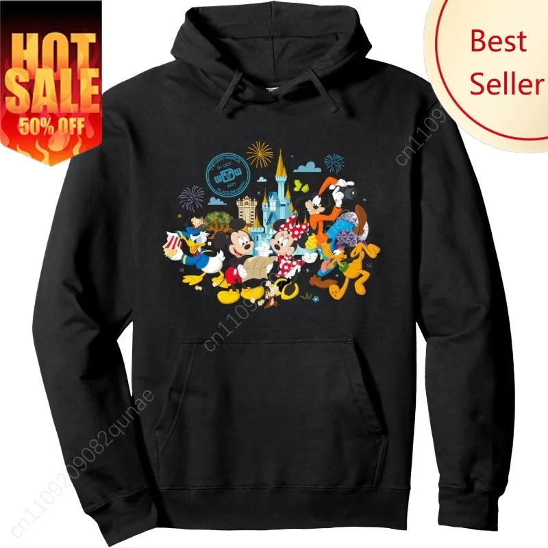 Walt Disney World 50th Anniversary Mickey and Friends Pullover Hoodie
Walt Disney World 50th Anniversary Mickey and Friends Pullover Hoodie