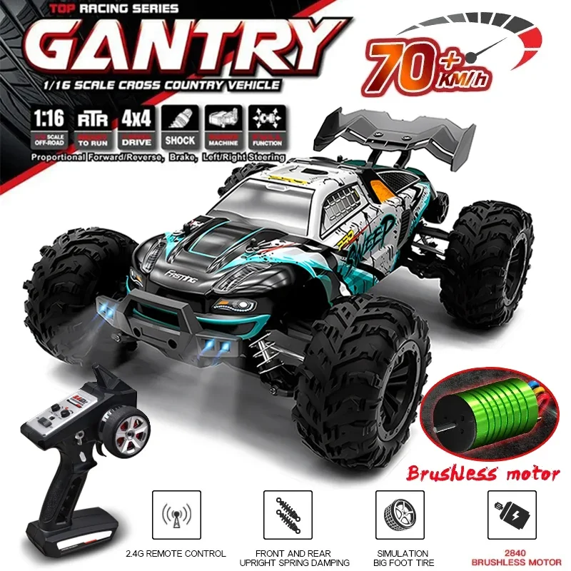 16101PRO High-Speed Off- Road With Brushless 1:16 Truck Coupe,4WD, Brushless Motor, RC Professional Grade Chassis Fast Car
16101PRO High-Speed Off- Road With Brushless 1:16 Truck Coupe,4WD, Brushless Motor, RC Professional Grade Chassis Fast Car