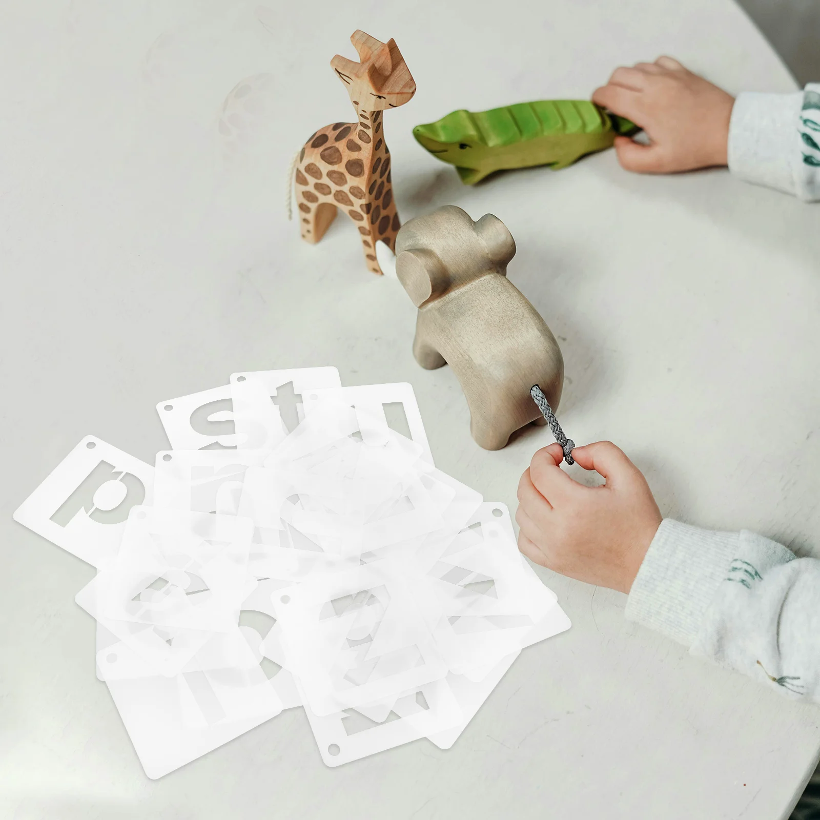 Alphabet Templates Stencil Literacy A-Z Decorative Wall Kids Educational Toys Painting Tools Small Letter Stencils Creative
Alphabet Templates Stencil Literacy A-Z Decorative Wall Kids Educational Toys Painting Tools Small Letter Stencils Creative