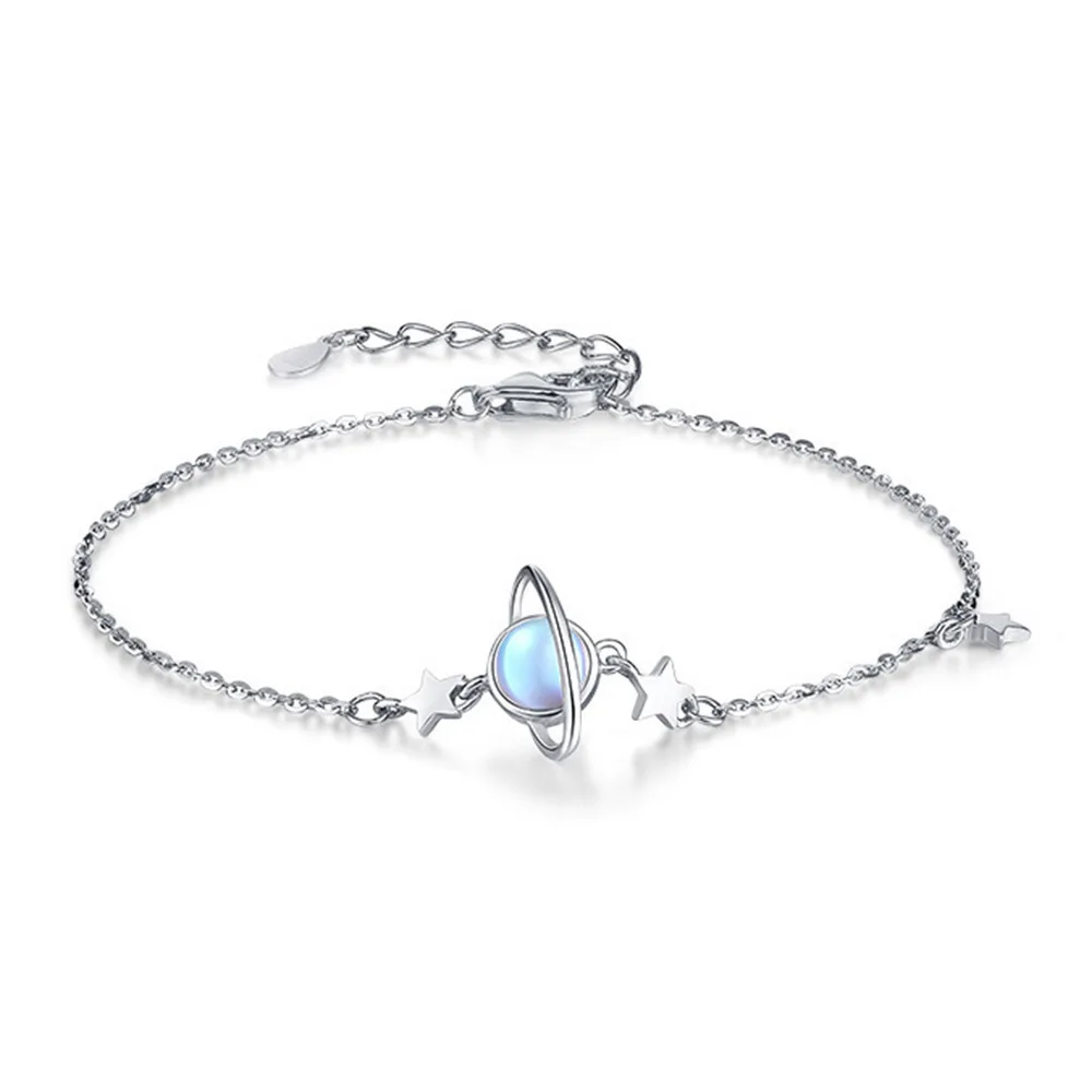 925 Sterling Silver Bracelet Laser Planet Bracelet Ladies Fashion Simple Birthday Party Wedding Anniversary Jewelry Gift
925 Sterling Silver Bracelet Laser Planet Bracelet Ladies Fashion Simple Birthday Party Wedding Anniversary Jewelry Gift