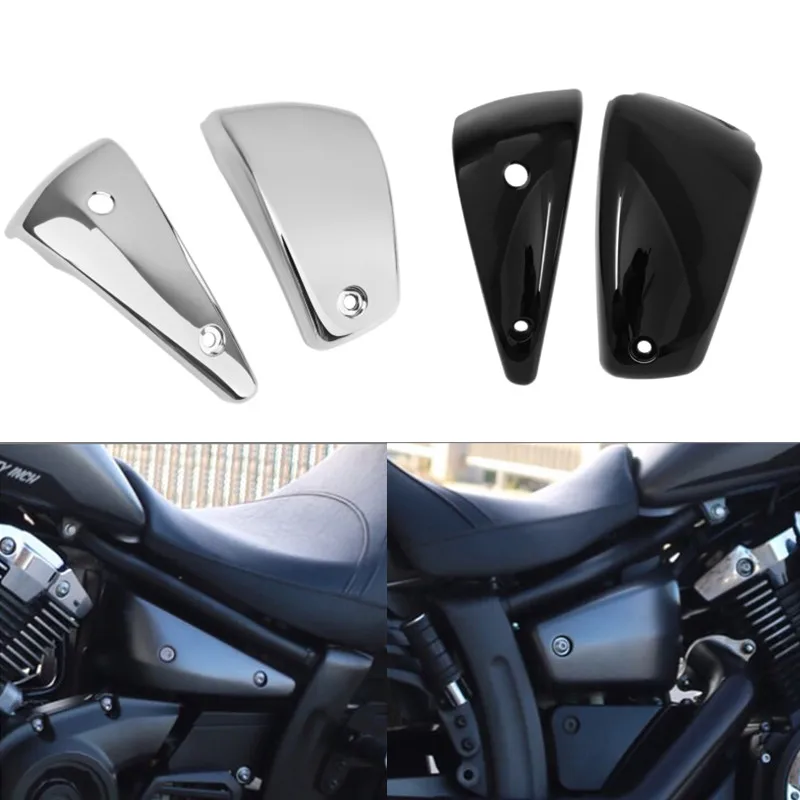 Motorcycle ABS Battery Side Cover Fairing Left Right Panel Chrome Gloss Black for Yamaha V Star 1300 XVS1300 2007-2017
Motorcycle ABS Battery Side Cover Fairing Left Right Panel Chrome Gloss Black for Yamaha V Star 1300 XVS1300 2007-2017