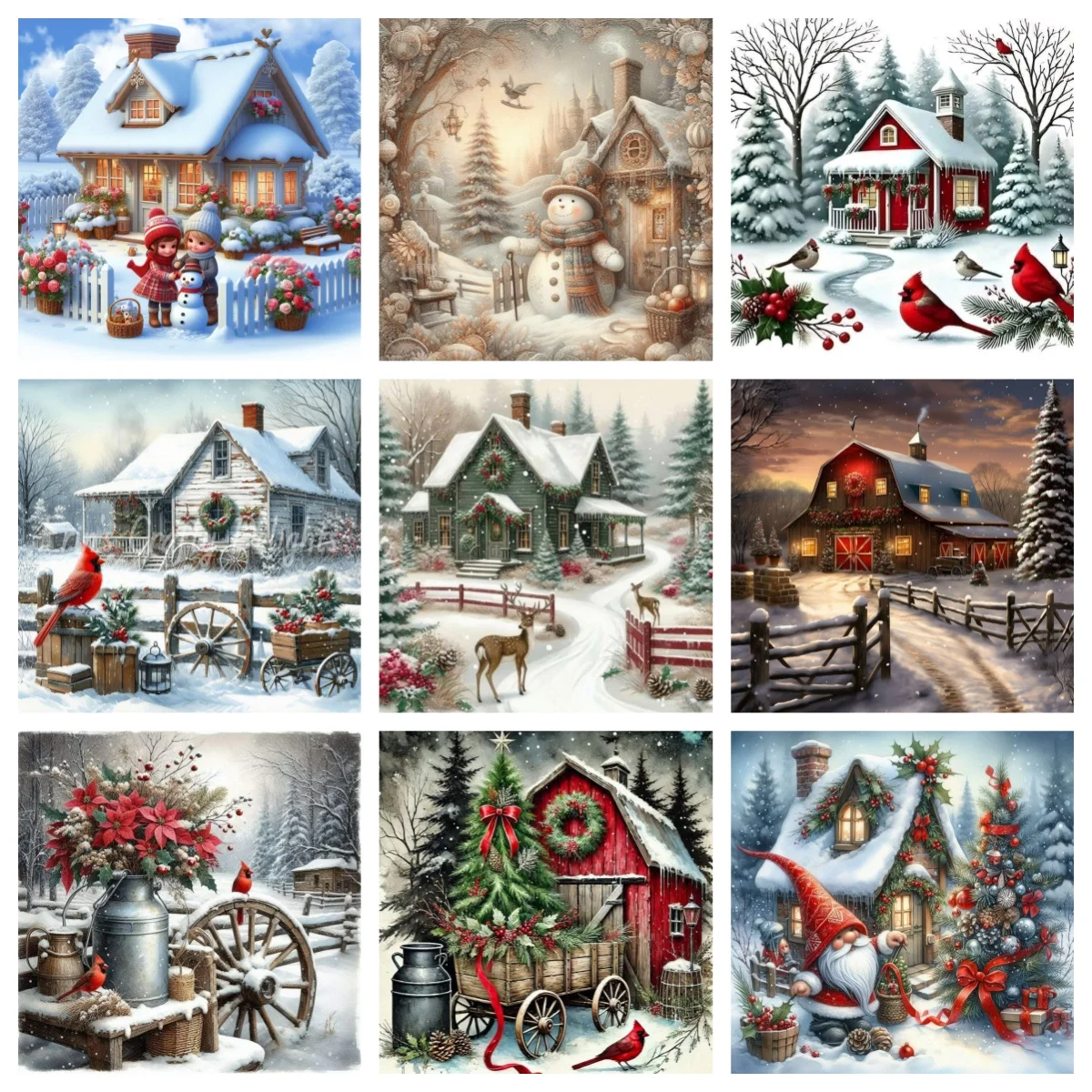 Snow House 5D DIY Diamond Painting Art Christmas Snow Scene Diamond Embroidery Home Decor Gifts Mosaic Wall Stickers
Snow House 5D DIY Diamond Painting Art Christmas Snow Scene Diamond Embroidery Home Decor Gifts Mosaic Wall Stickers