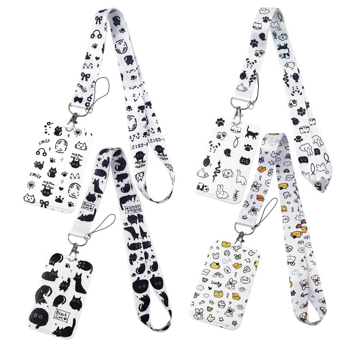 Cute Black Cat Cartoon Animal Lanyard For Key Neck Strap ID Card Badge Holder Hang Rope Keyrings Accessories Gifts
Cute Black Cat Cartoon Animal Lanyard For Key Neck Strap ID Card Badge Holder Hang Rope Keyrings Accessories Gifts