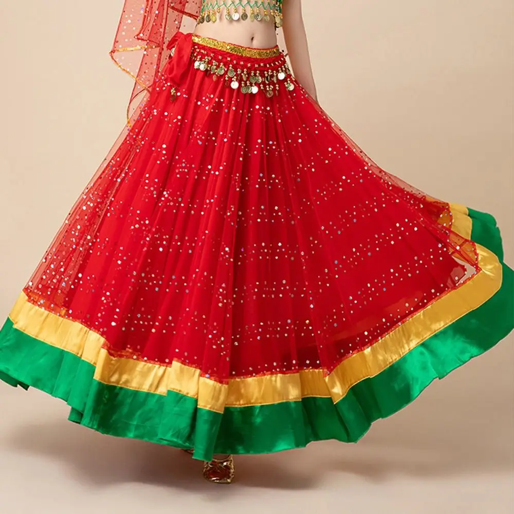 Large Swing Skirt Belly Dance Costume Dress Dancer Style Bollywood Outfit Performance Suit Adult Size Fantasy Rave
Large Swing Skirt Belly Dance Costume Dress Dancer Style Bollywood Outfit Performance Suit Adult Size Fantasy Rave