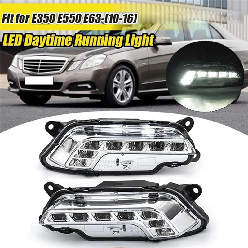 1Pair Front Bumper LED Daytime Running Light For Mercedes W212 E350 E550 E63 2010-2016 A2128200756 A2128200856 Fog Lamp
1Pair Front Bumper LED Daytime Running Light For Mercedes W212 E350 E550 E63 2010-2016 A2128200756 A2128200856 Fog Lamp