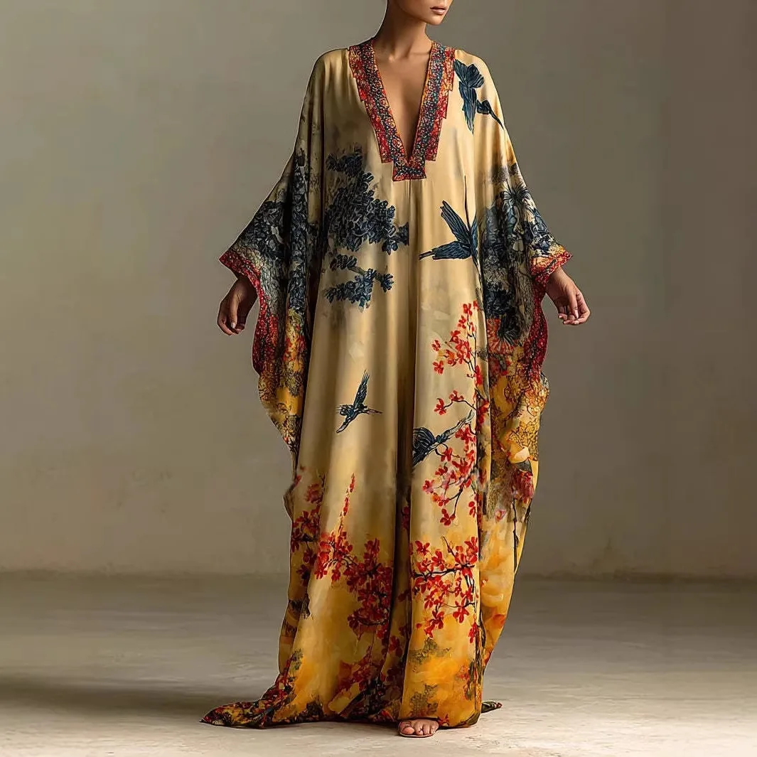 Spring Summer Women Placement Print Long Sleeve French Dress Dresses Elegant Gown
Spring Summer Women Placement Print Long Sleeve French Dress Dresses Elegant Gown